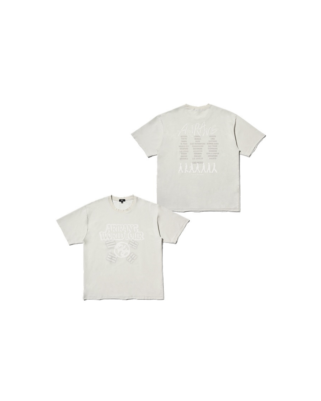 S/S TOUR T-SHIRT (BLACK / GRAY)