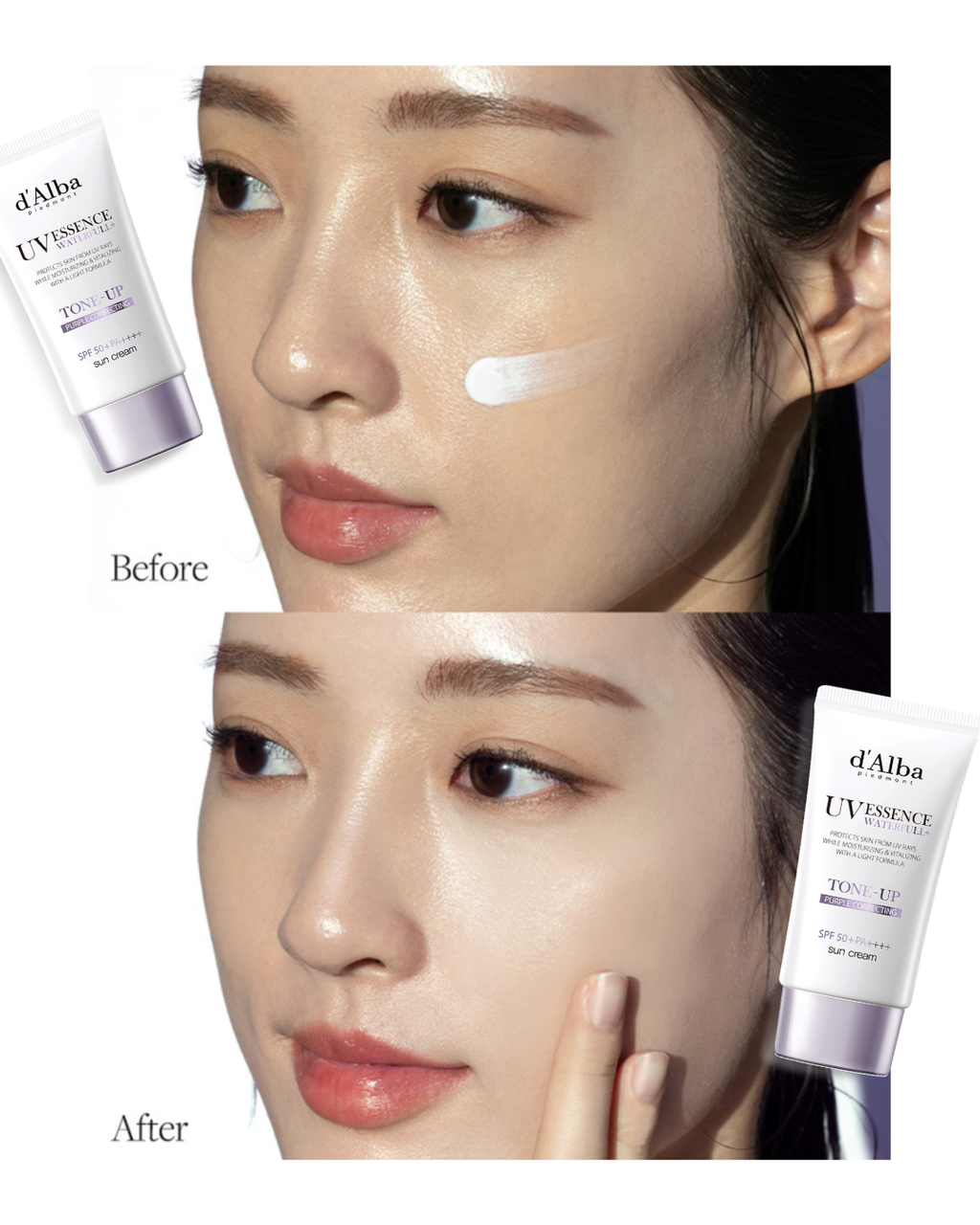 D’ALBA WATERFULL TONE-UP SUNCREAM (50ml)