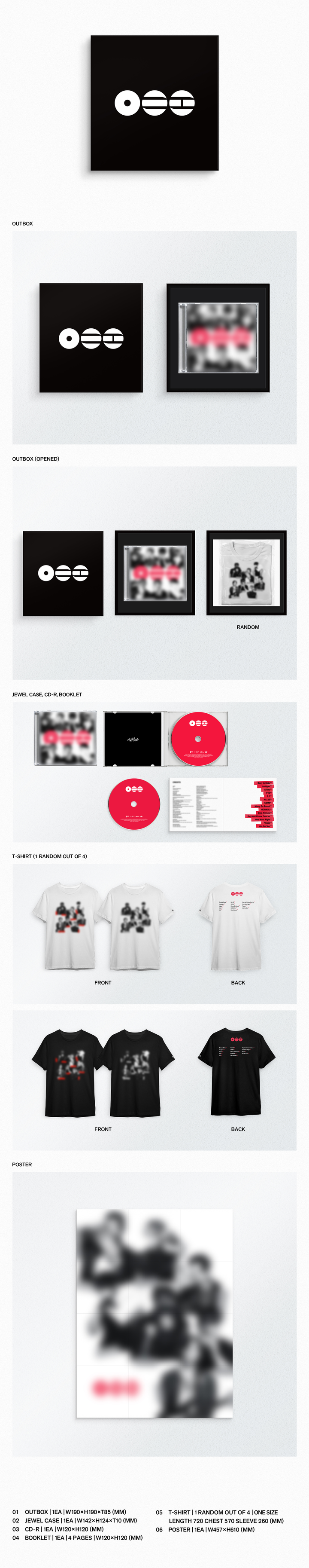 BTS ‘ARIRANG’ T-SHIRT CD BOX SET