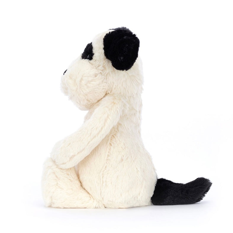 BASHFUL BLACK & CREAM PUPPY